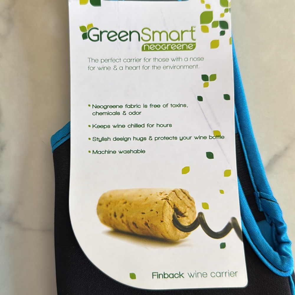 2pk GreenSmart Wine Bags Neoprene - Picture 3 of 5